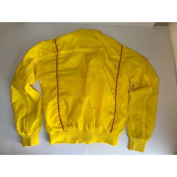 Vintage Rare Honda Racing Yellow Bomber Jacket — Size M — Made in Korea - Picture 8 of 11